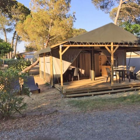 Bungalowtent 6 personen - Extra Luxe Lodgetent (LG) - Zonder badkamer