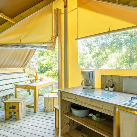 Lodge 4 personen - Ecolodge Lodge (Klassiek aanbod)