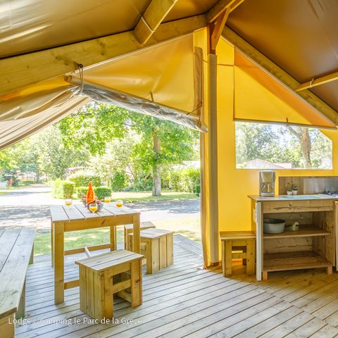 Lodge 4 personen - Ecolodge Lodge (Klassiek aanbod)