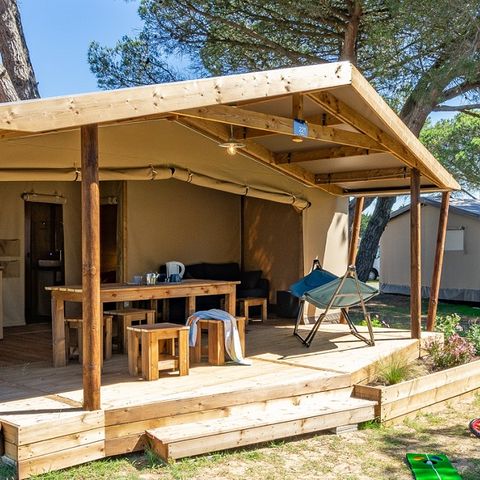 Lodge 5 personen - Ecolodge Katoen (Privilege serie)