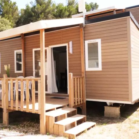 Stacaravan 6 personen - Mobile-Home Arizona Standaard 4 Kamers 6 Personen Airconditioning + TV