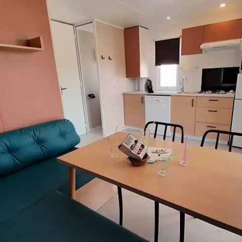 Stacaravan 4 personen - California 3 Kamers 4 Personen Airconditioning + TV