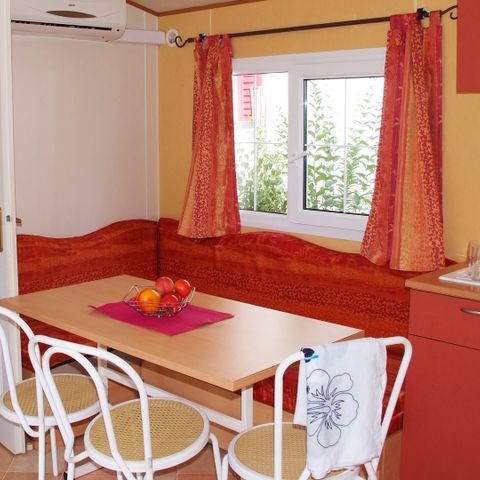 Stacaravan 8 personen - TEXAS ECO - 3 slaapkamers - CLIM - TV