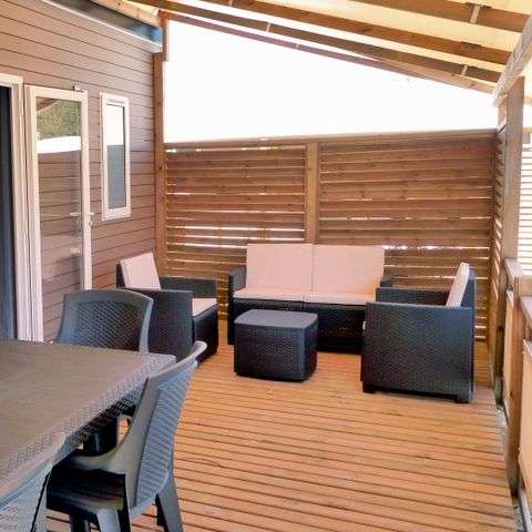 Stacaravan 8 personen - TEXAS. COMFORT
