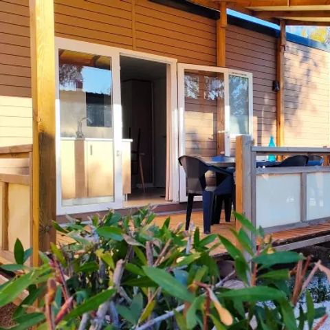 Stacaravan 4 personen - Mobile Home Idaho Standaard 3 Kamers 4 Personen Airconditioning + TV