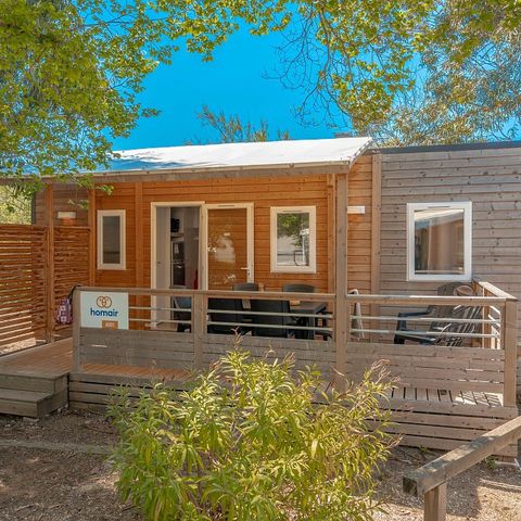 Stacaravan 6 personen - Mobile-home | Premium | 2 slaapkamers | 4/6 pers. | Verhoogd terras | Air-con.