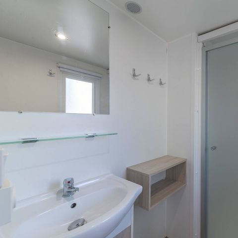 Stacaravan 6 personen - Premium | 3 slaapkamers | 6 pers | Verhoogd terras | Airconditioning