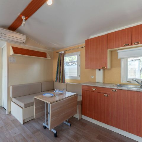 Stacaravan 6 personen - Stacaravan | Klassiek | 3 Slaapkamers | 6 Pers. | Verhoogd terras | Airconditioning.