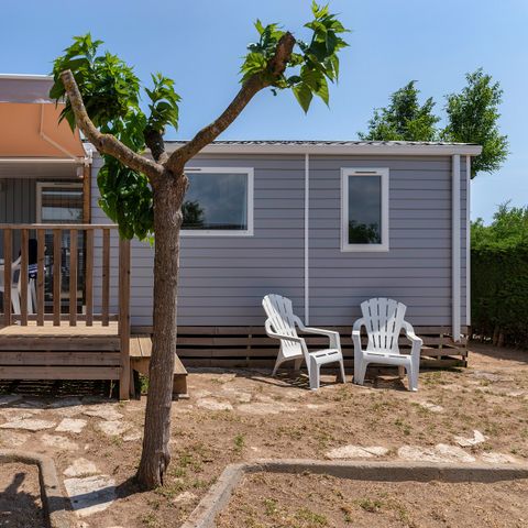 Stacaravan 6 personen - Mobile-home | Comfort | 2 Slaapkamers | 4/6 Pers. | Single terras | Air-con.