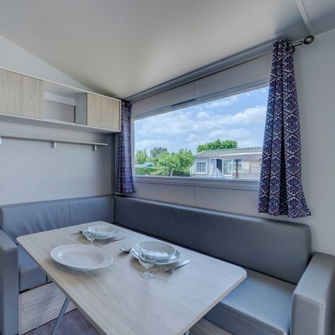 Stacaravan 6 personen - Mobile-home | Comfort | 2 Slaapkamers | 4/6 Pers. | Single terras | Air-con.