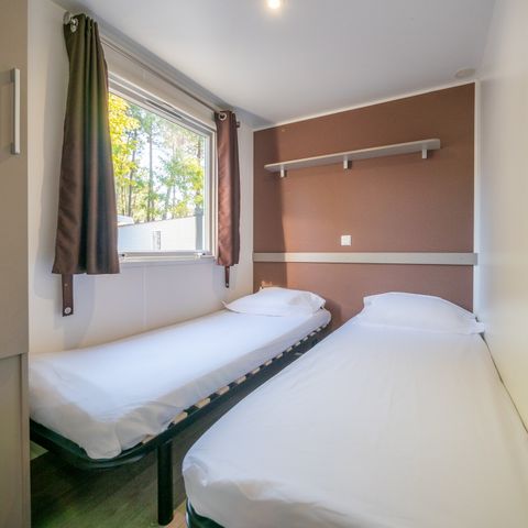 Stacaravan 6 personen - Comfort | 3 slaapkamers | 6 pers | Verhoogd terras | Airconditioning