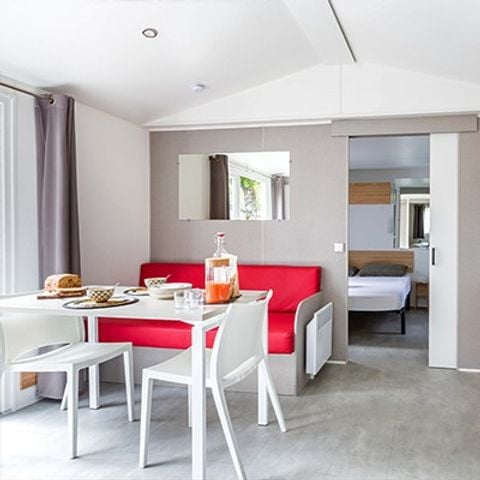 Stacaravan 6 personen - Mobile-home | Premium | 3 slaapkamers | 6 pers. | Enkel terras | Airconditioning