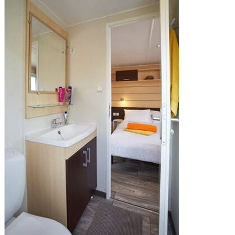 Stacaravan 6 personen - Stacaravan | Klassiek | 3 slaapkamers | 6 pers. | Overdekt verhoogd terras | Airconditioning