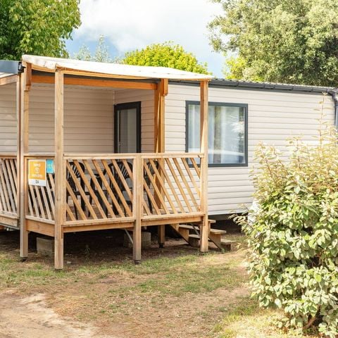 Stacaravan 4 personen - Premium | 2 slaapkamers | 4 pers. | Enig terras | 1 badkamer | Airconditioning
