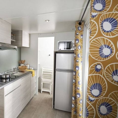 Stacaravan 4 personen - Mobile-home | Premium | 2 slaapkamers | 4 pers. | Verhoogd terras | Air-con.