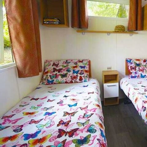 Stacaravan 6 personen - Ultiem | 3 slaapkamers | 6 pers | Verhoogd terras | 1 badkamer | Airconditioning