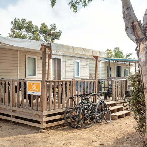 Stacaravan 4 personen - Comfort | 2 slaapkamers | 4 pers | Eenpersoons terras | Airconditioning