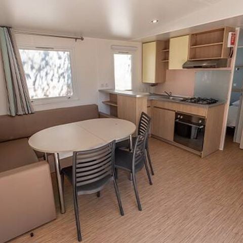 Stacaravan 6 personen - Mobile-home | Comfort | 3 Slaapkamers | 6 Pers. | Single terras | Air-con.