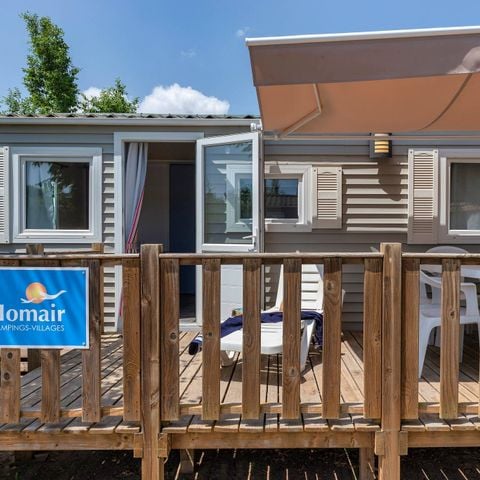 Stacaravan 5 personen - Stacaravan | Klassiek | 2 Slaapkamers | 5 Pers. | Verhoogd terras | Airconditioning.