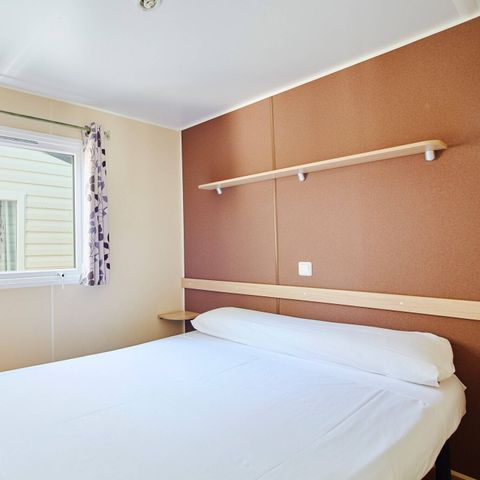 Stacaravan 6 personen - Stacaravan | Comfort | 3 Slaapkamers | 6 Pers | Verhoogd terras | Airconditioning | TV