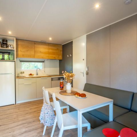 Stacaravan 4 personen - 2 slaapkamers 2 badkamers Premium- 4 slaapplaatsen -