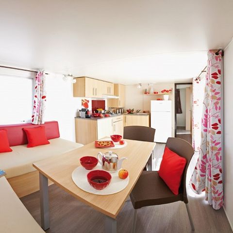Stacaravan 4 personen - 2 slaapkamers 2 badkamers Comfort 4 personen