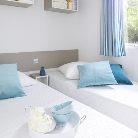 Stacaravan 6 personen - Riviera Confort + Overdekt terras
