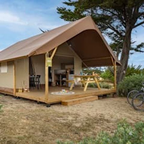 Safaritent 4 personen - Lodge 4p 2 sl.k.