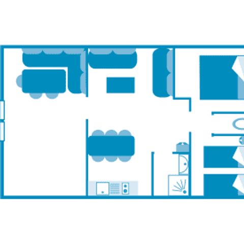 Safaritent 4 personen - Lodge Sweet Home 4p 2ch ****