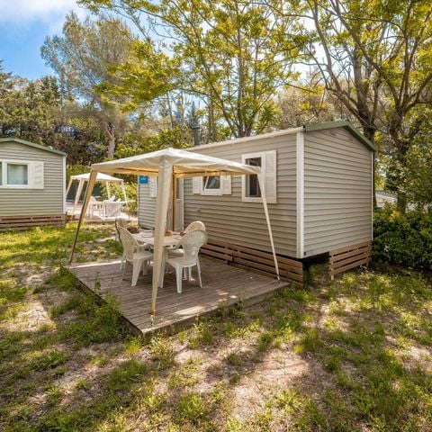 Stacaravan 4 personen - Stacaravan | Klassiek | 2 Slaapkamers | 4 Pers. | Single terras