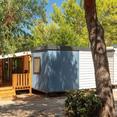 Stacaravan 6 personen - Stacaravan | Premium | 3 slaapkamers | 6 pers | Terras Lounge | Airconditioning | TV