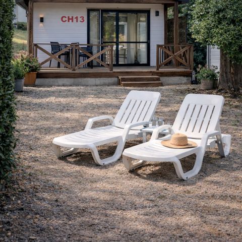 Chalet 4 personen - Chalet met 2 slaapkamers en airconditioning