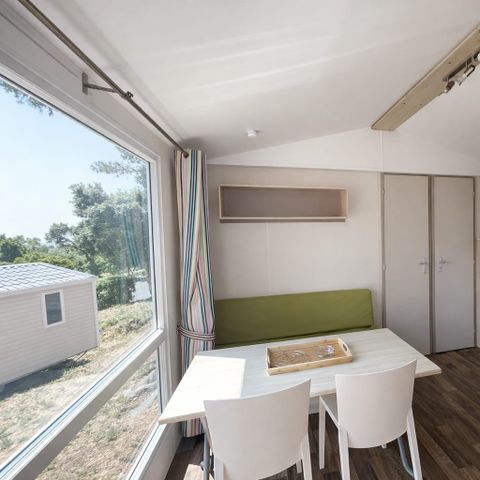Stacaravan 4 personen - Stacaravan met 2 slaapkamers en airconditioning