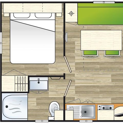 Stacaravan 2 personen - ASTRIA
