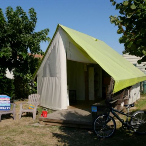 Safaritent 4 personen - LODGE SAHARI met eigen badkamer