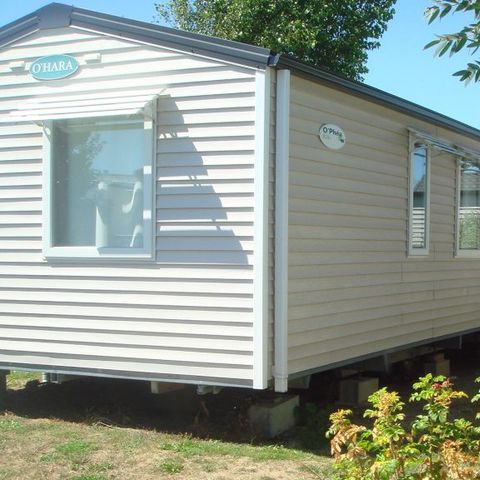 Stacaravan 4 personen - Stacaravan eco Ibiza 2 slaapkamers 4 personen + TV