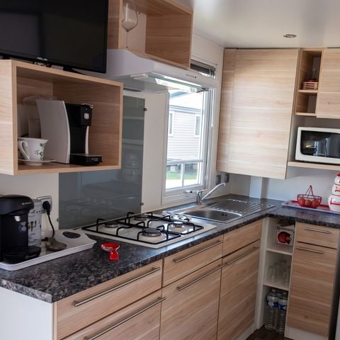 Stacaravan 4 personen - Grand Confort - 2 slaapkamers - TV