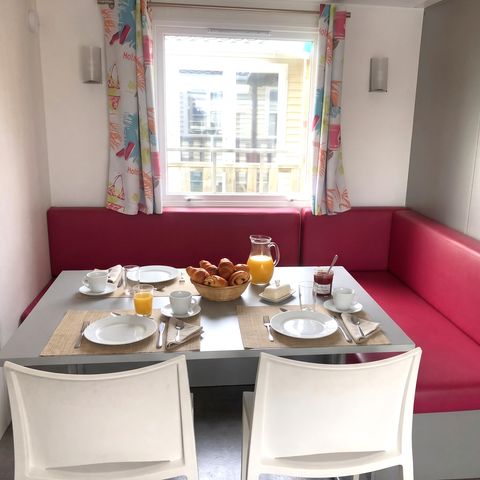 Stacaravan 4 personen - Grand Confort - 2 slaapkamers - TV