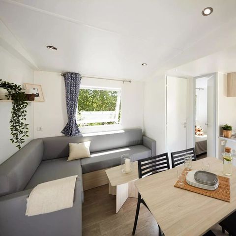 Stacaravan 6 personen - 2 slaapkamers - CLIM - TV