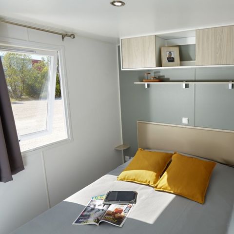 Stacaravan 6 personen - 2 slaapkamers - TV + Airconditioning