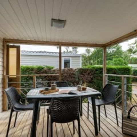 Stacaravan 4 personen - Vakantiehuis Argousier 4p 2ch ***