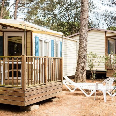 Stacaravan 4 personen - Stacaravan | Classic | 2 slaapkamers | 4 pers. | Single terras | Air-con.