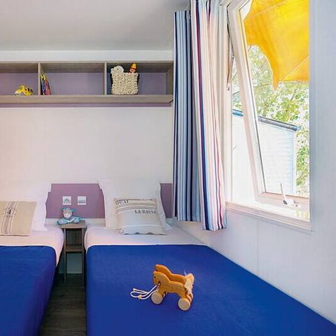 Stacaravan 4 personen - Stacaravan | Classic | 2 slaapkamers | 4 pers. | Single terras | Air-con.