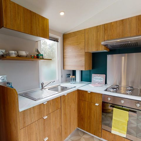 Stacaravan 6 personen - Wellness 2bed 6p Handtekening airconditioning