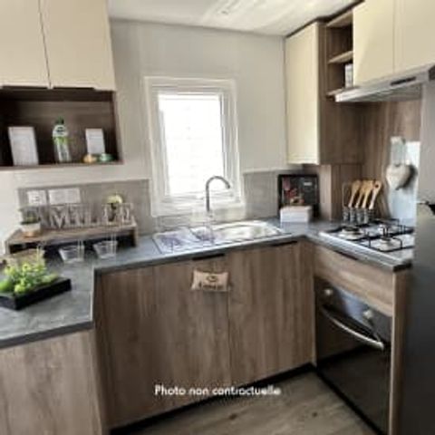 Stacaravan 6 personen - Wellness 2bed 6p Handtekening airconditioning