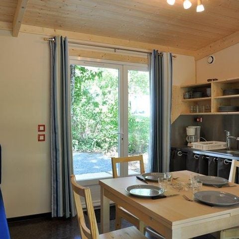Chalet 6 personen - Chalet Lac Confort 40 m² - aangepast voor personen met beperkte mobiliteit - 2 slaapkamers 4/6 pers