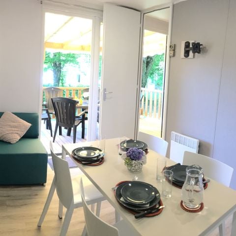 Stacaravan 4 personen - Stacaravan Gabare Premium 37m² - 2 kamers 4/6 pers