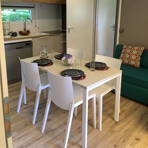 Stacaravan 4 personen - Stacaravan Gabare Premium 37m² - 2 kamers 4/6 pers