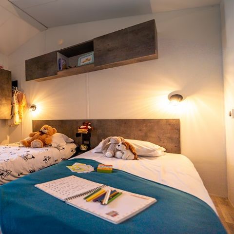 Stacaravan 4 personen - DUO PREMIUM JACUZZI