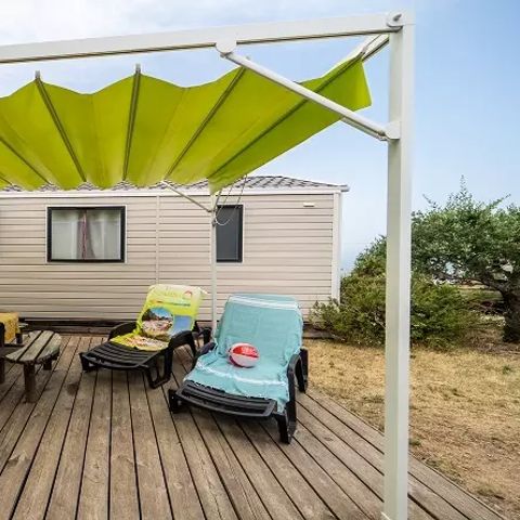 Stacaravan 6 personen - Féérique 4 Kamers 6 Personen Airconditioning + TV